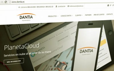 DANTIA inaugura nueva web