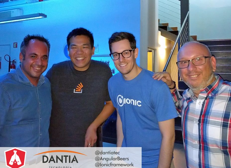 DANTIA en el Meetup de Ionic 2 en Barcelona
