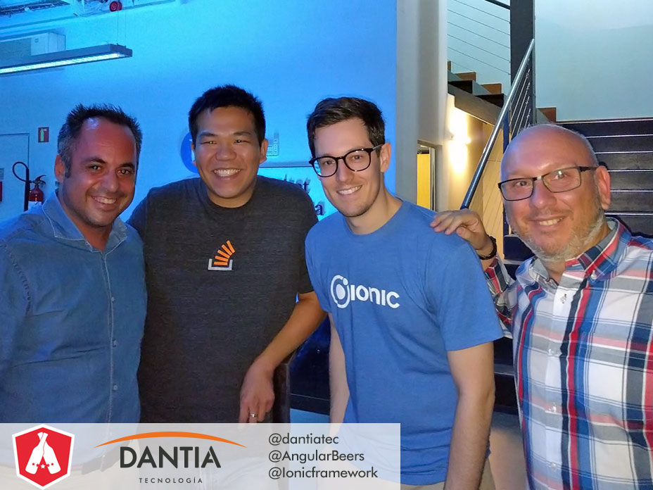 Dantia en el Meetup de Ionic 2 en Barcelona