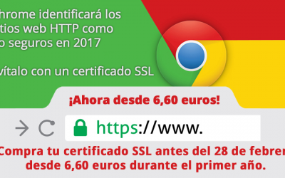 Google Chrome avisará en sitios web sin certificados SSL