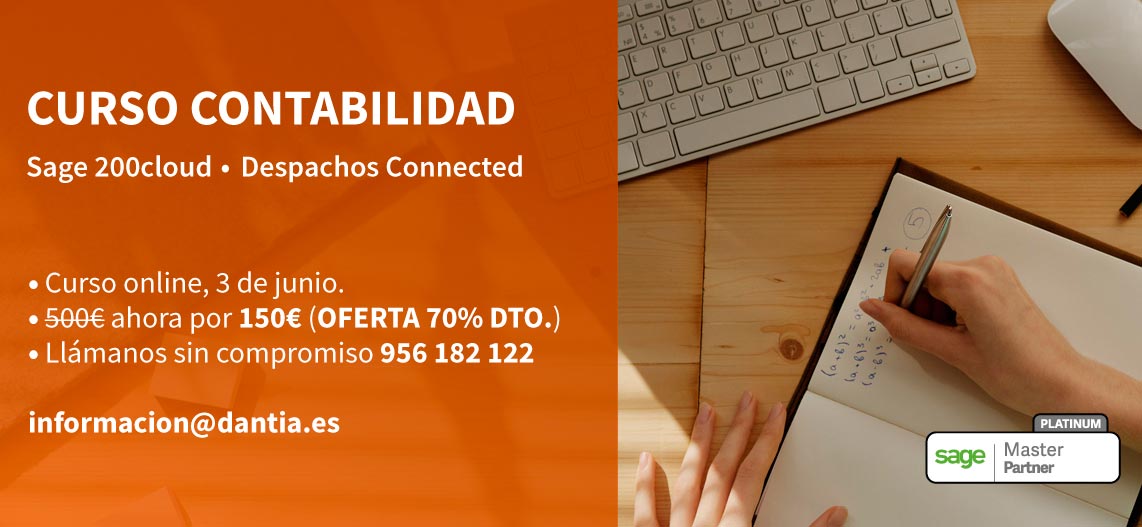 Curso de formación en Contabilidad Sage 200cloud y Sage Despachos Connected