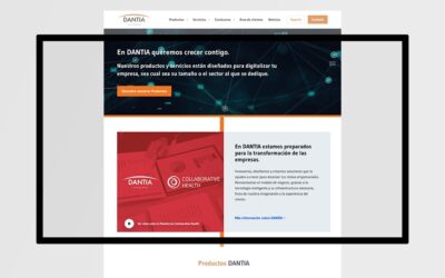 DANTIA Tecnología renueva la imagen de su web corporativa con una nueva línea de estrategia en UX