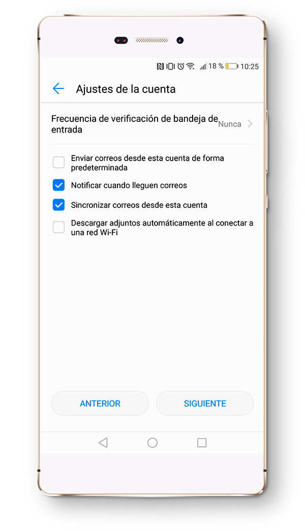 Guía de Configuración de Correo IMAP en Android