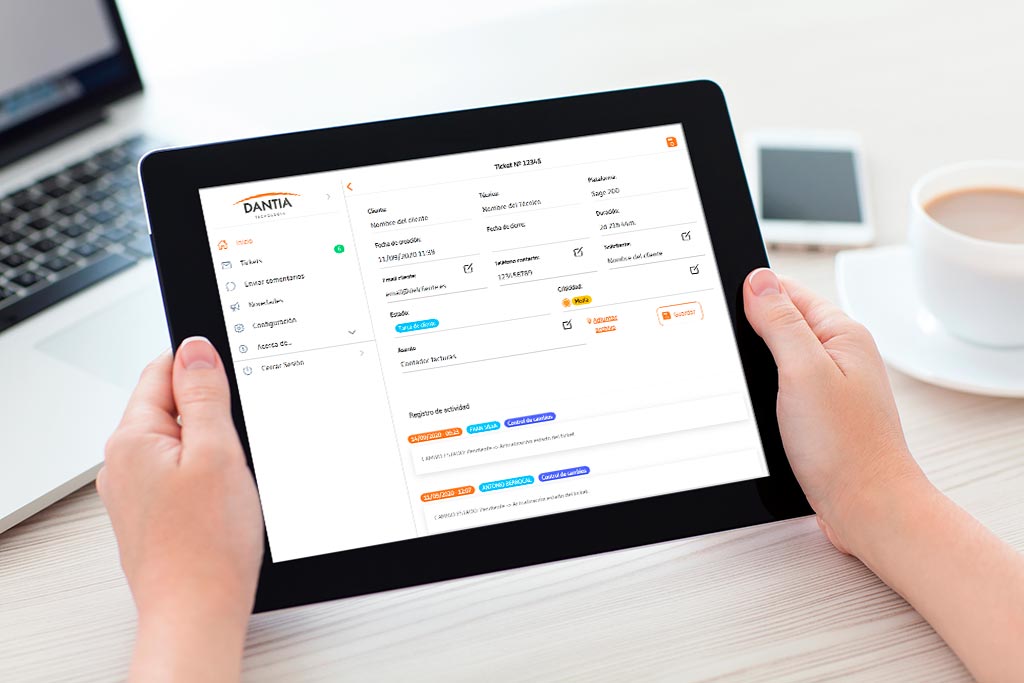 DANTIA Tecnología lanza su nuevo Sistema de Tickets para clientes