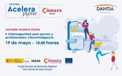 DANTIA Tecnología imparte un webinar sobre Ciberseguridad para la Cámara de Comercio en colaboración con Acelera Pyme