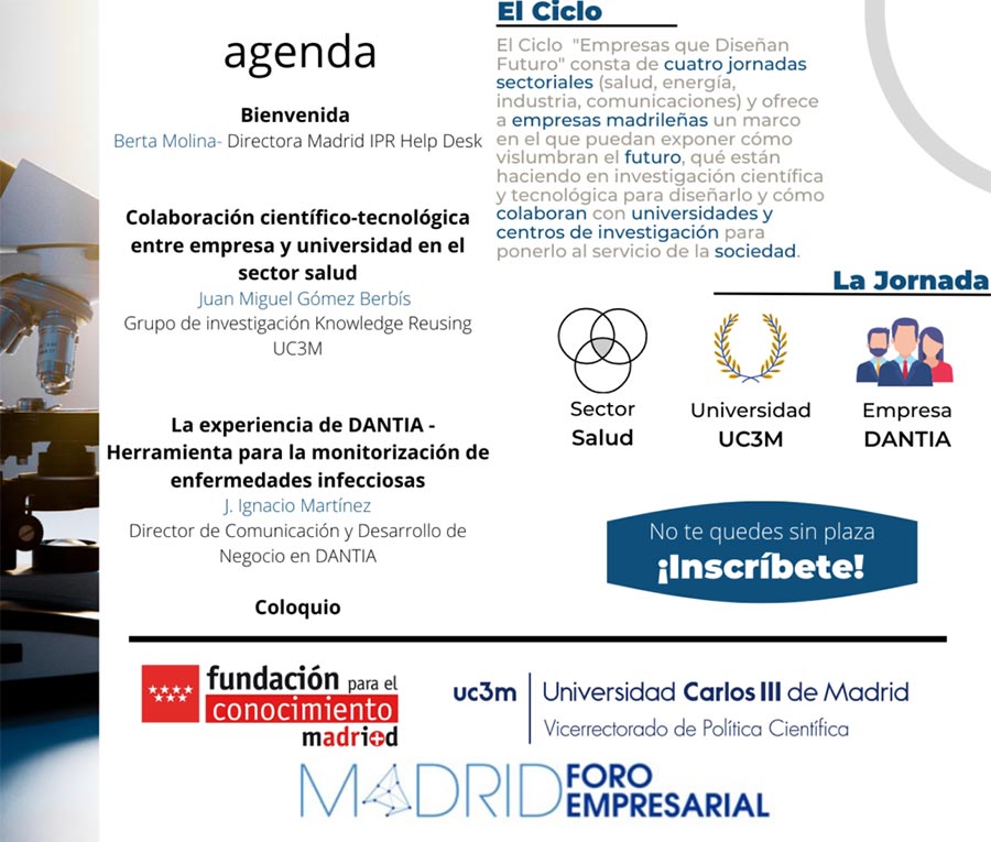 DANTIA Tecnología participa en el Ciclo de Jornadas "Empresas que Diseñan Futuro dentro del Sector SALUD” en la Fundación PONS de Madrid