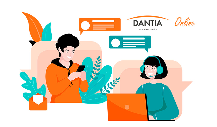 Chatea con tu técnico en Dantia Online