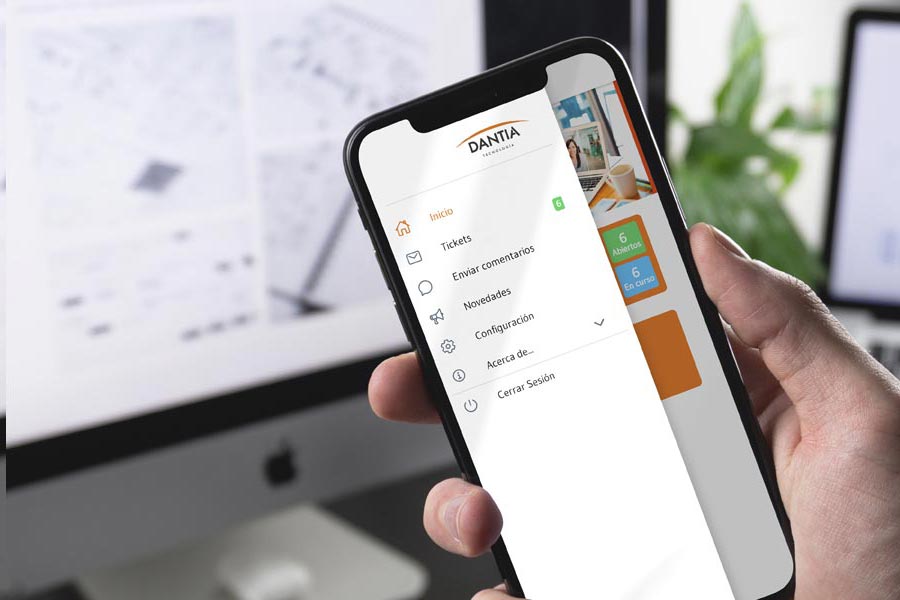 App Web de soporte a clientes DANTIA Support