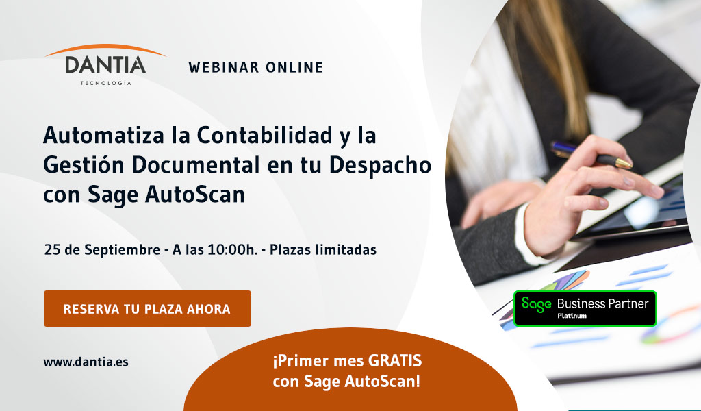 Automatiza la Contabilidad y la Gestión Documental en tu Despacho con Sage AutoScan