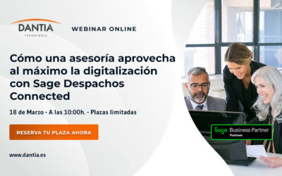 Webinar: Cómo una asesoría aprovecha al máximo la digitalización con Sage Despachos Connected