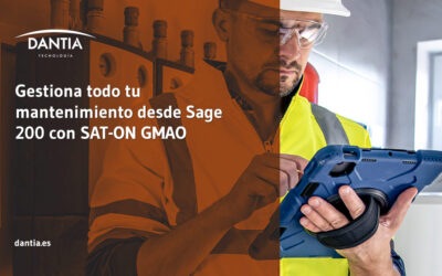 Gestiona todo tu mantenimiento desde Sage 200 con SAT-ON GMAO